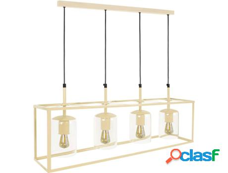 Lámpara de Techo TOSEL Hesse (Crema - E27 - Máx. 40W -