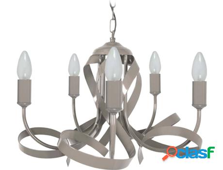Lámpara de Techo TOSEL Monaco Taupe 60 x 90 cm