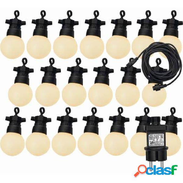 Luxform Juego de luces de fiesta para jardín con 20 LED