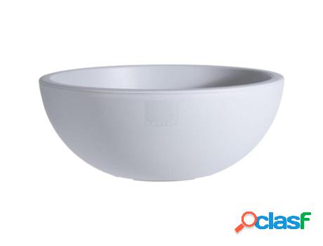 Maceta resina conica gris 40 cm