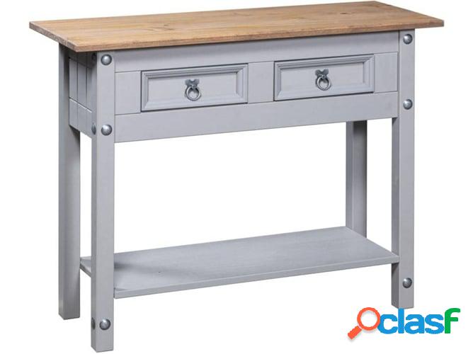 Mesa Consola ART PLANET Corona Pino Mexicano Gris