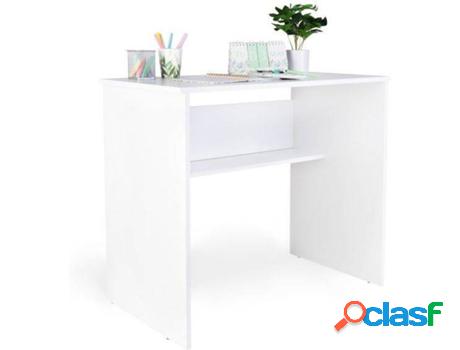Mesa HOMESOUTH Siku (Blanco - Melamina - 90 x 77 x 49,5 cm)