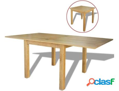 Mesa VIDAXL (Marrón - Madera - 85 x 85 x 75 cm)