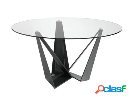 Mesa de Comedor ANGEL CERDÁ S.L. 1045 (Negro - Acero