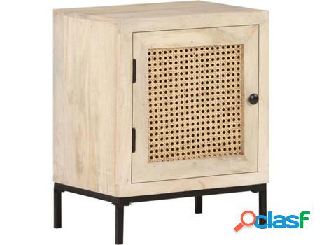 Mesita de Noche VIDAXL (Madera - Marrón - 40x30x50 cm)