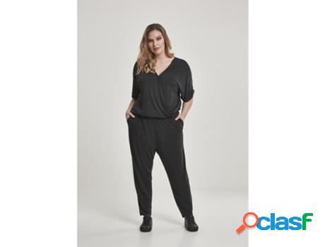 Mono URBAN CLASSICS Mujer (XXL - Negro)