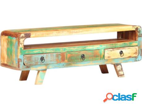 Mueble TV VIDAXL 321043 (117 x 30 x 41 cm - Madera -