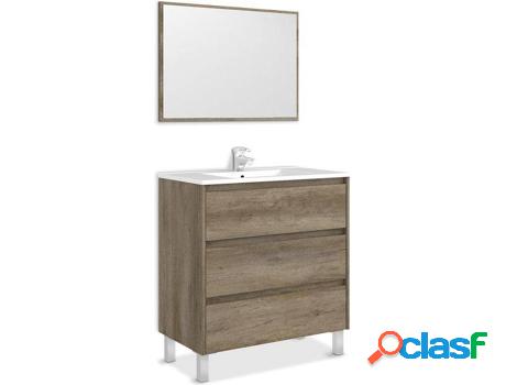 Mueble de Baño con Espejo Dakota 3 Cajones ARKITMOBEL