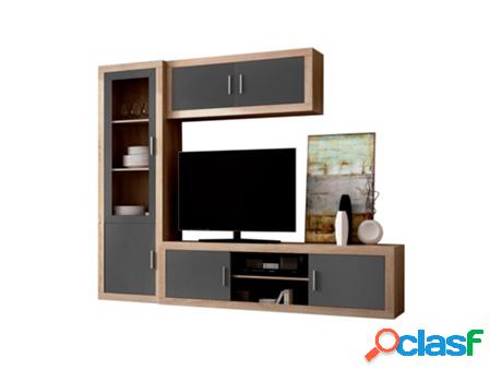 Muebles de Salón Nuka V1 HOMESOUTH (Grafito -