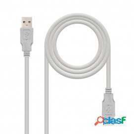Nanocable Cable Usb 2.0, A/m-a/h, Beige, 1.8