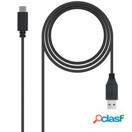 Nanocable Usb 3.1, 1m Cable Usb 3.2 Gen 2 (3.1 Gen 2) Usb C