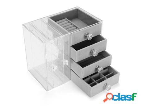 Organizador JOASHUAL (Plástico - Gris - 21,5 x 13 x 18 cm)