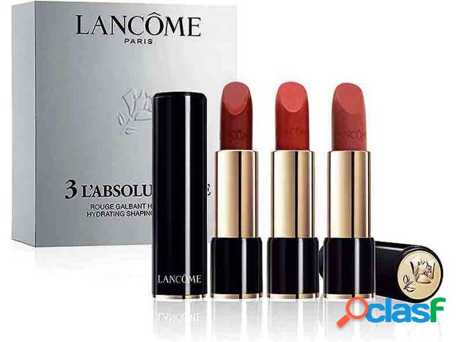 Pack Labiales LANCÔME L&apos;Absolu Rouge Cream LipCor Gift