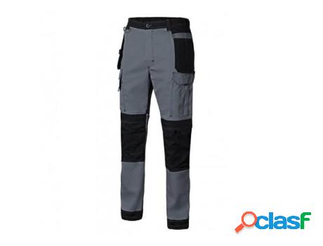 Pantalon bicolor canvas stretch con bolsillos flotantes