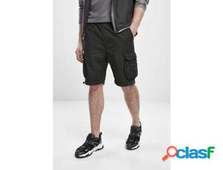 Pantalones Cortos URBAN CLASSICS Hombre (M - Negro)