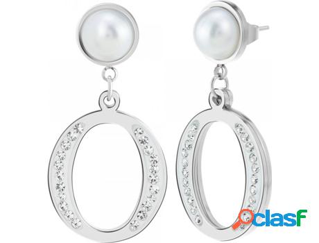 Pendientes SC_BOHEME Zirconia (Acero - 25 mm x 18 mm)