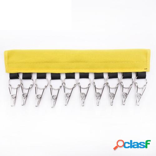 Perchas de tela portátiles Viajes Pinzas de ropa plegables