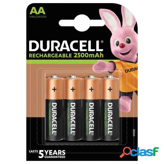 Pila Recargable Lr06 Aa 2500Mah Ultra Duracell 4 Pz