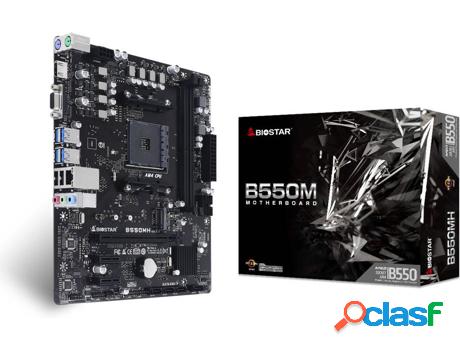 Placa Base BIOSTAR B550MH (Socket AM4 - AMD AM4 - Micro ATX)