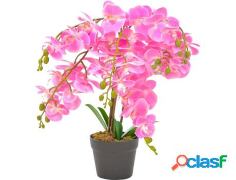Planta Artificial VIDAXL Orquídea (Verde - 6 cm)