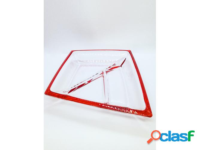 Plato Walther-Glas Fame Rojo 21cm