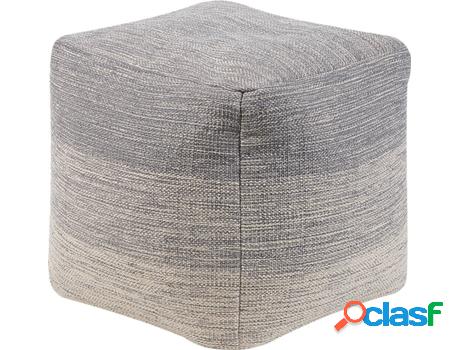 Puf Hirri (Gris - Algodón -40x40x40 cm)
