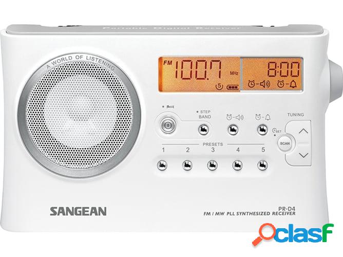 Radio de Mesa SANGEAN PR-D4 Blanco