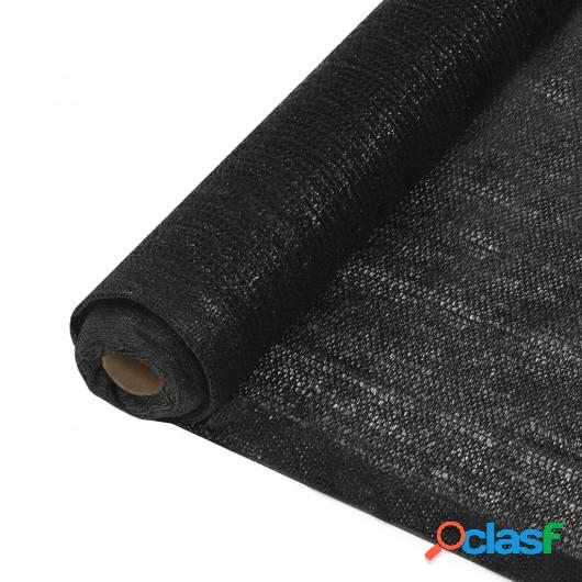 Red de privacidad HDPE negro 1,5x50 m 150 g/m²