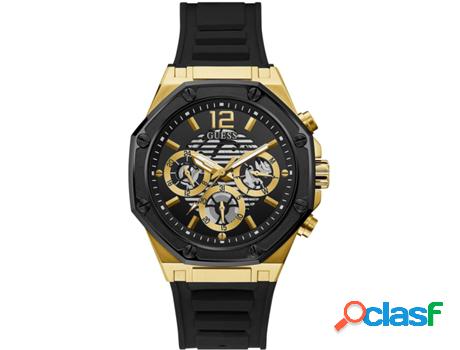 Reloj GUESS Hombre (Silicona - Negro)