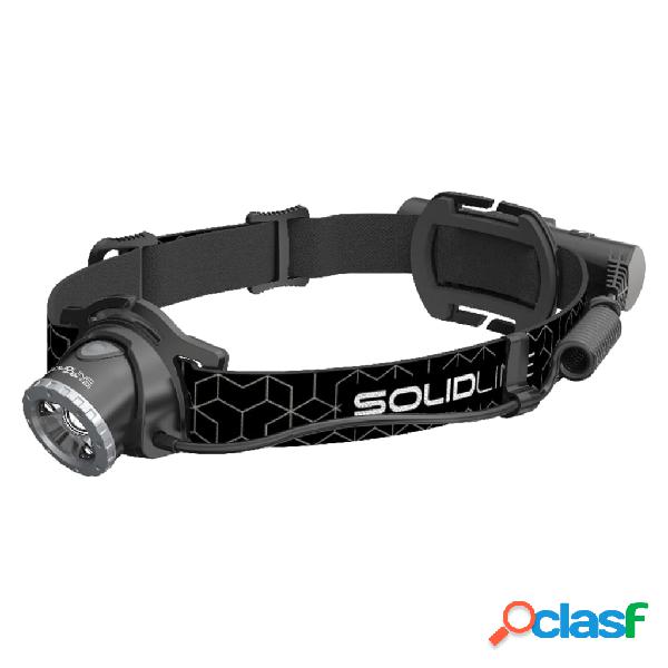 SOLIDLINE Linterna frontal LED recargable SH6R luz roja 600