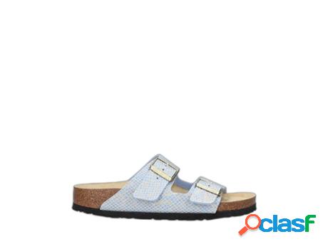 Sandalias BIRKENSTOCK Arizona Mf Shiny Python (Tam: 43)