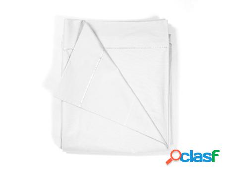 Sábana Encimera SOKIOS Liso (100 x 140 - Algodón - Blanco)