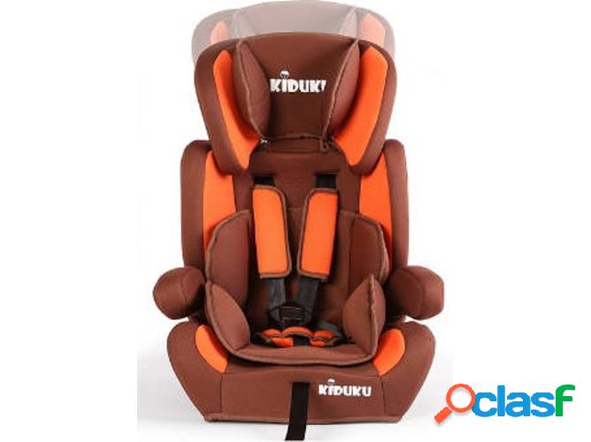 Silla Auto KIDUKU D6014A (Grupo 1/2/3 - Marrón y Naranja)