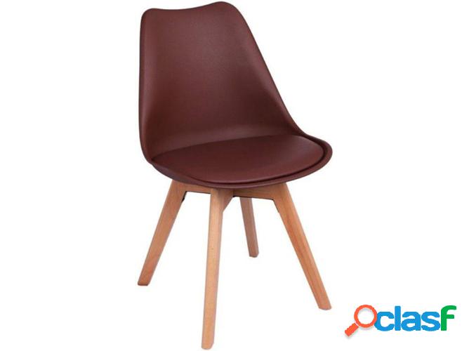 Silla REGALOS MIGUEL Synk (Marrón - 53 x 82 x 53 cm -
