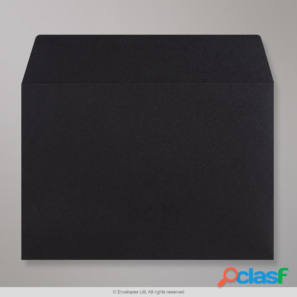 Sobre negro de alto gramaje de 162x229 mm (C5)
