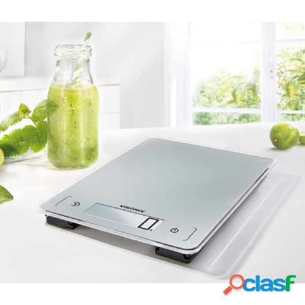 Soehnle Báscula de cocina digital Page Aqua Proof plateado