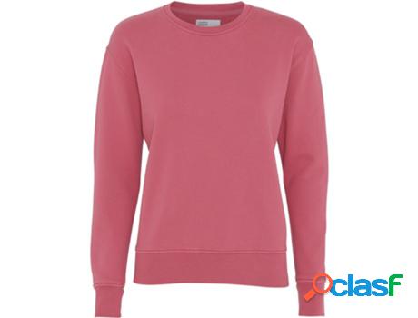 Sudadera COLORFUL STANDARD Algodón Mujer (S - Rosa)