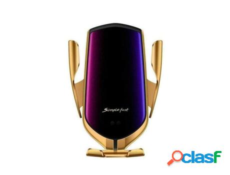 Suporte y Cargador sem fio para carro con sensor inteligente