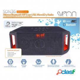 Sveon Son36_01 Altavoz Bluetooth Usb Mp3 Player &