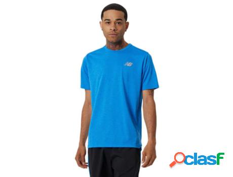 T-shirt NEW BALANCE Impact Run (S - Azul)