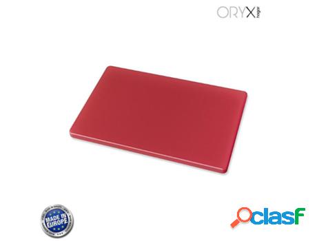 Tabla cortar polietileno 30x20x1,5 cm. color rojo