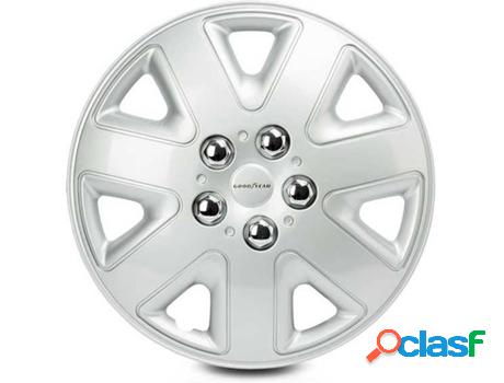 Tapacubos de Coches GOODYEAR Roda Flexo (Plateado -