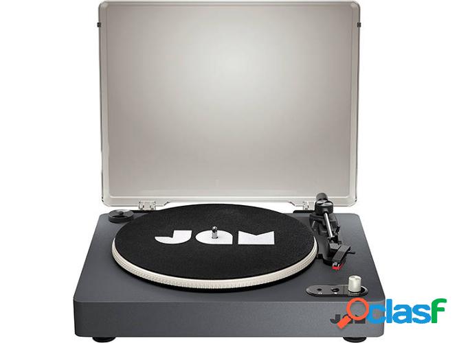 Tocadiscos JAM Bluetooth Spun Out (Negro - Manual - Correa -