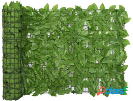 Toldo para Balcón VIDAXL con Hojas Verde (300 x 75 cm)