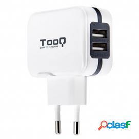 Tooq Cargador De Red Usb 2xusb 5v 3.4a