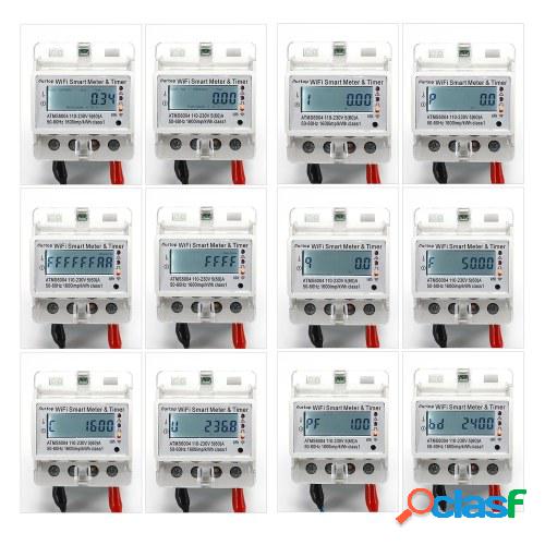 Tuya WiFi Inteligente 4P Medidor de energía eléctrica