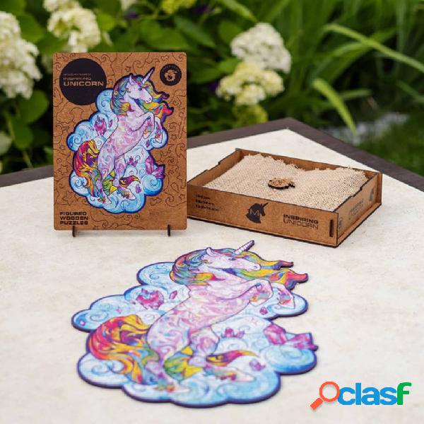 UNIDRAGON Rompecabezas Inspiring Unicorn 313 piezas tamaño