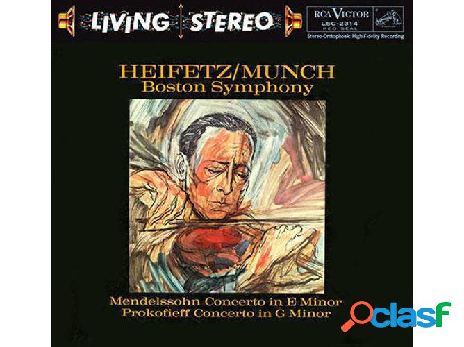 Vinilo Heifetz, Munch, Boston Symphony - Mendelssohn: