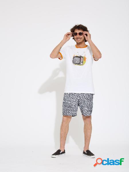 Volcom Boardshort Justin Hager 17" - WHITE