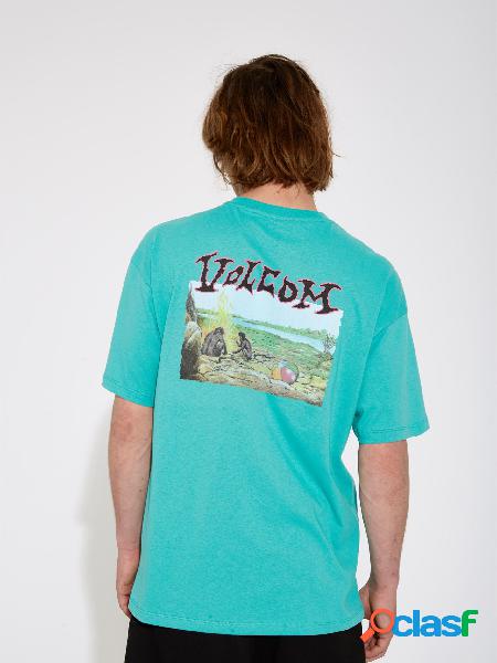 Volcom Camiseta Crossworld - TEMPLE TEAL